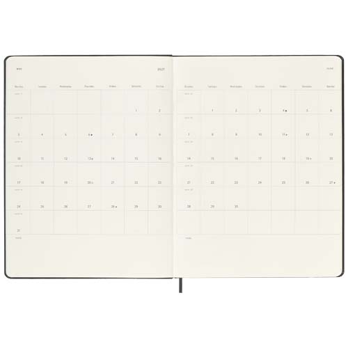 Moleskine Hardcover 12 Monate Wochenkalender XL