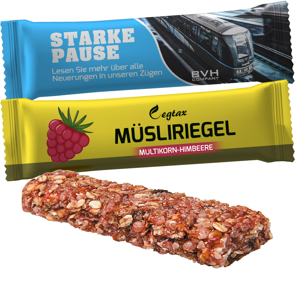 Bio Müsliriegel Multikorn-Himbeere, ca. 30g, Flowpack