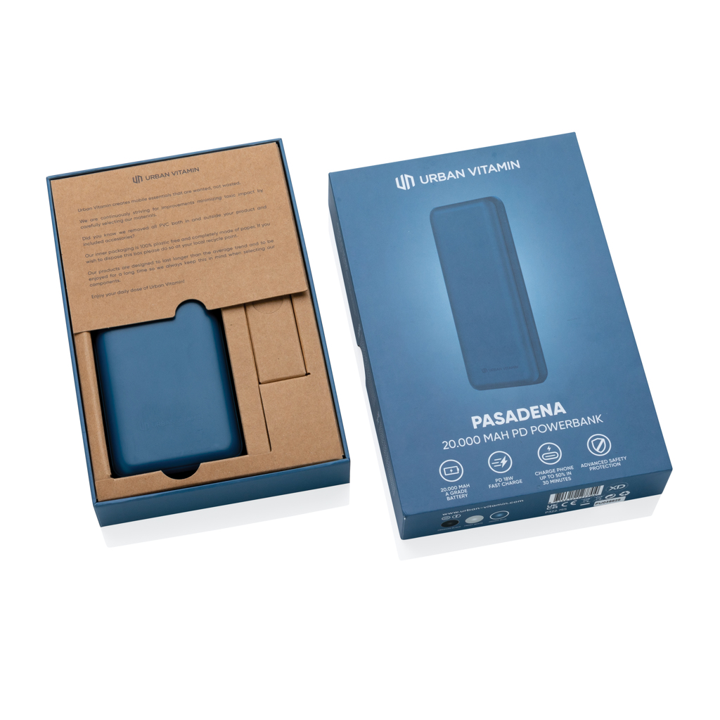 Urban Vitamin Pasadena 20.000mAh 18W PD Powerbank