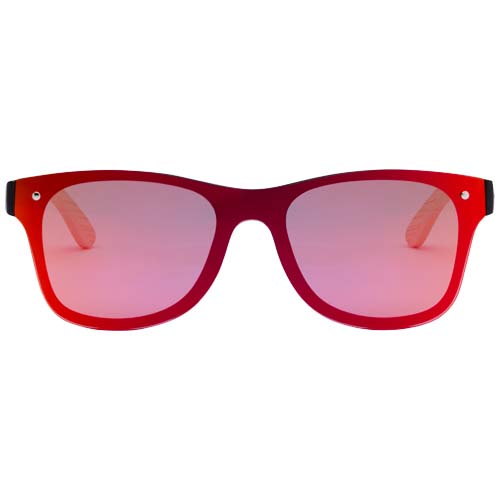 Tan Sonnenbrille mit Bambusbügeln - gelb