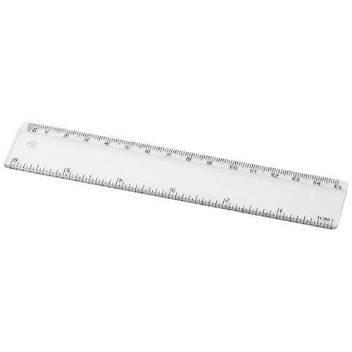 Renzo 15 cm Kunststofflineal - transparent klar