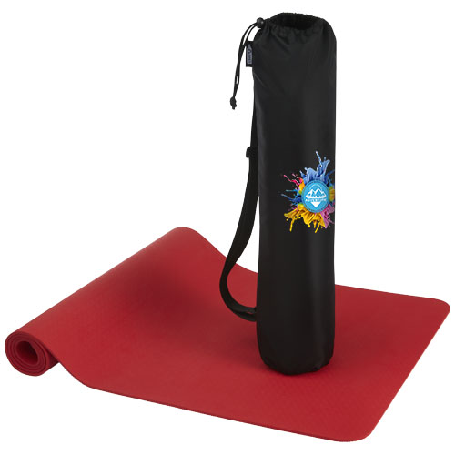 Virabha Yogamatte aus recyceltem TPE - rot