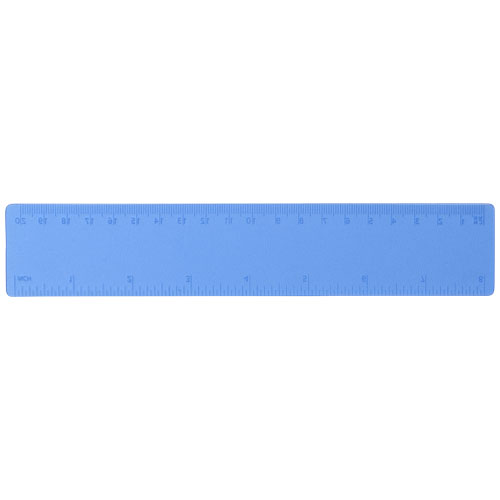 Rothko 20 cm Kunststofflineal - blau mattiert