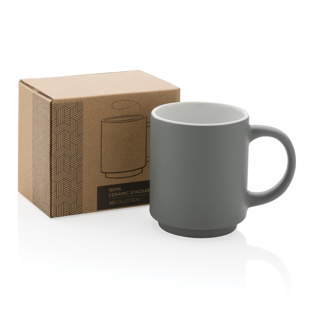 Stapelbare Keramiktasse, 180ml