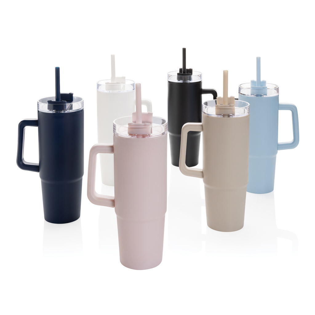 Tana Becher aus RCS recyceltem Kunststoff mit Griff 750ml
