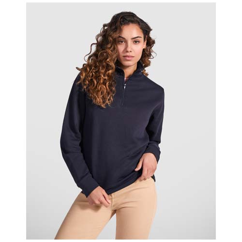 Aneto 280 g/m² Pullover mit Viertelreißverschluss - marineblau / S