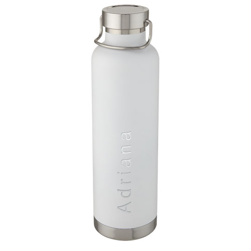 Thor 1 l Kupfer-Vakuum Isoliersportflasche - weiss