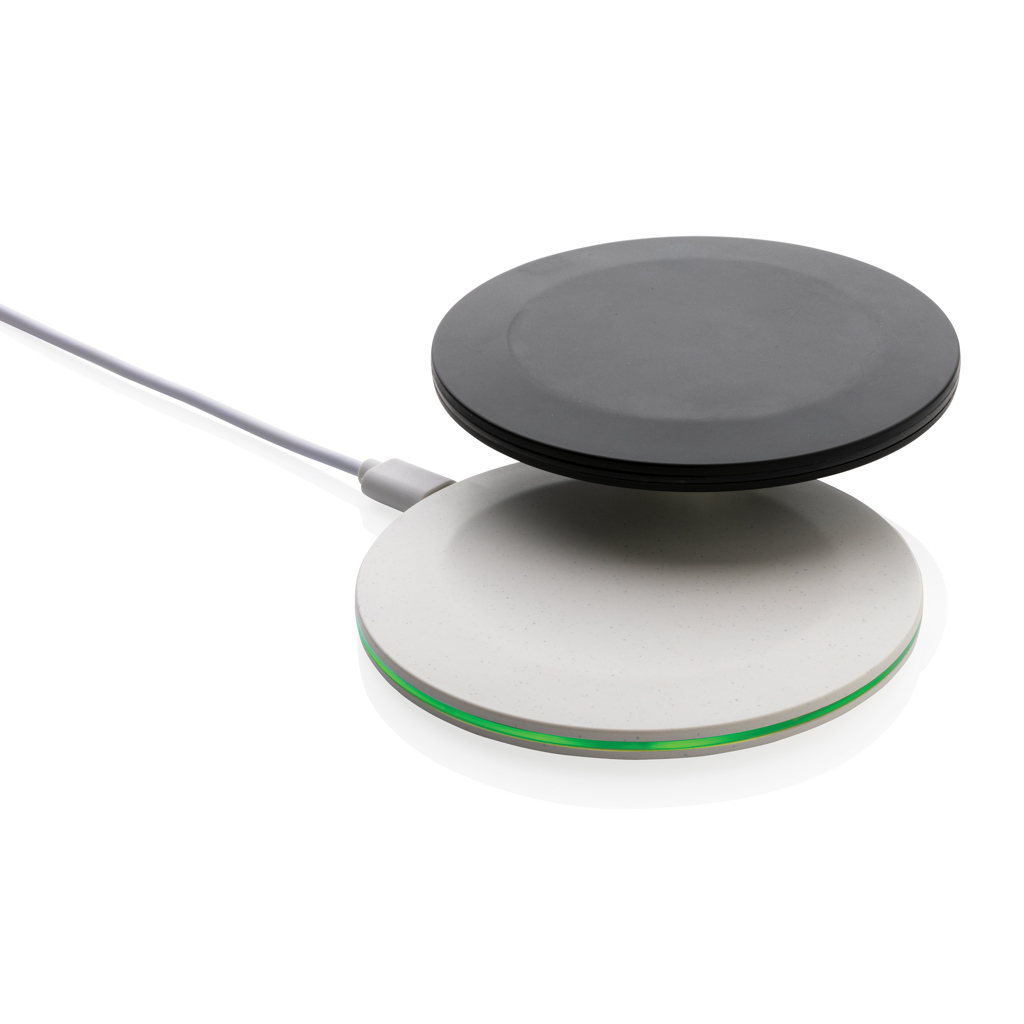 15W-Wireless-Fast-Charger aus recyceltem RCS-Kunststoff