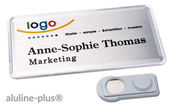 Namensschild aluline-plus® 38 "system"