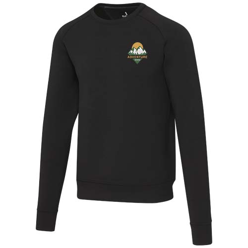 Yukon 350 g/m² Sportpullover mit Rundhalsausschnitt und Interlock Strick Unisex - schwarz / XS