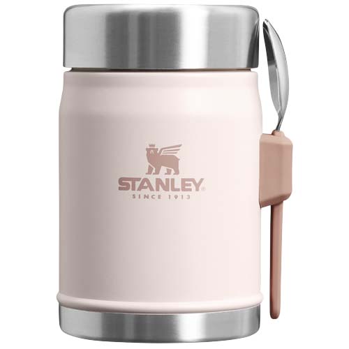 Stanley 400ml Legendary Food Jar Lunchpot mit Göffel - hellrosa
