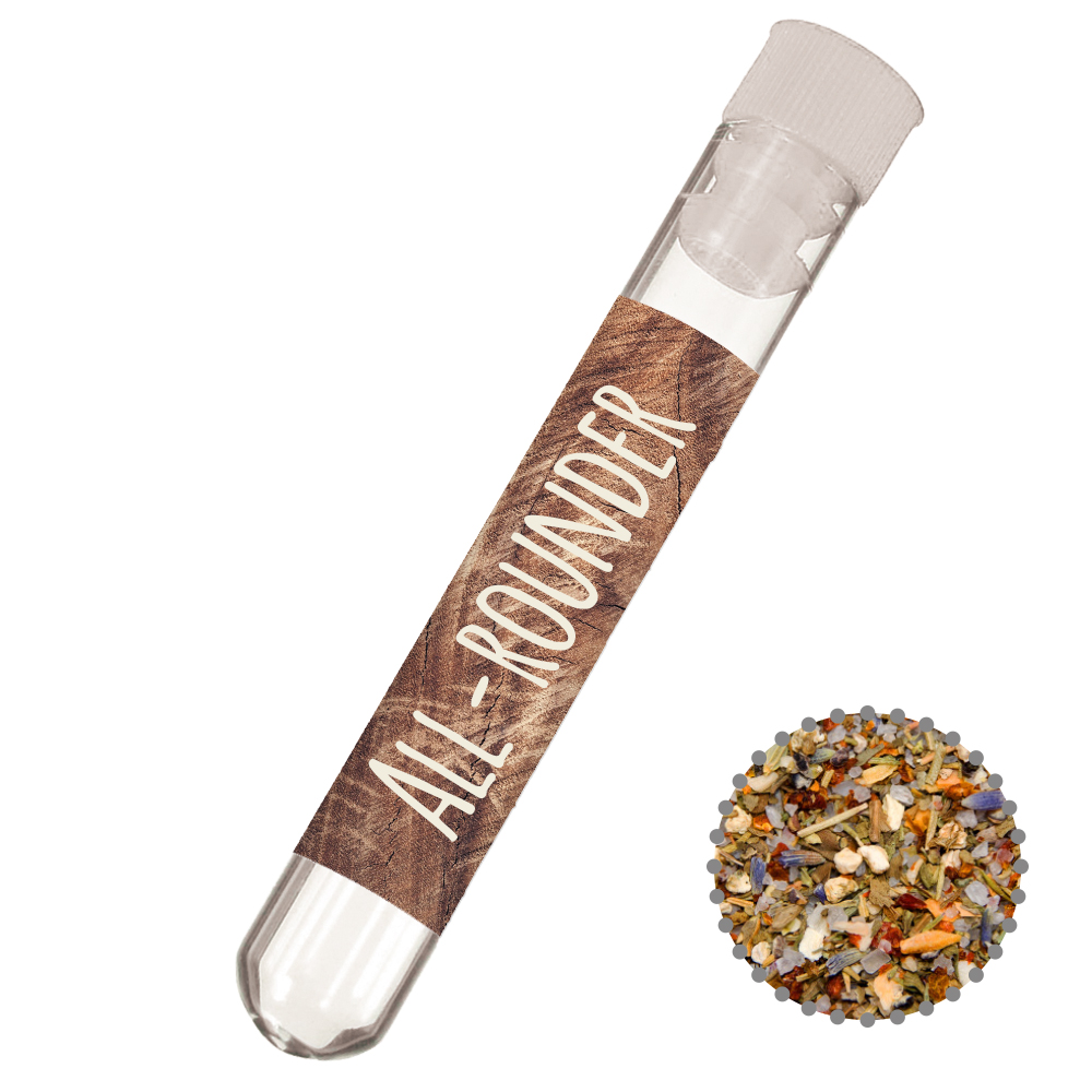 Bio Gewürzmischung Alleskönner, ca. 5g, Reagenzglas