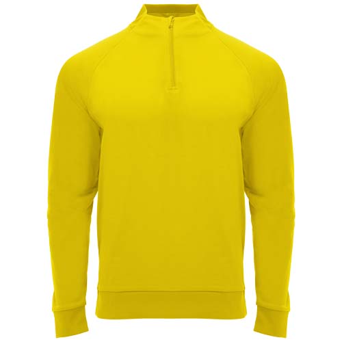 Epiro 200 g/m² Half-Zip Sweatshirt für Kinder - gelb / 4