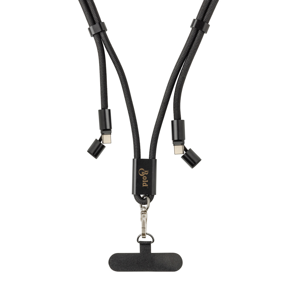 LoopAmp verstellbares 160cm 60W Telefonkabel aus RCS rPET