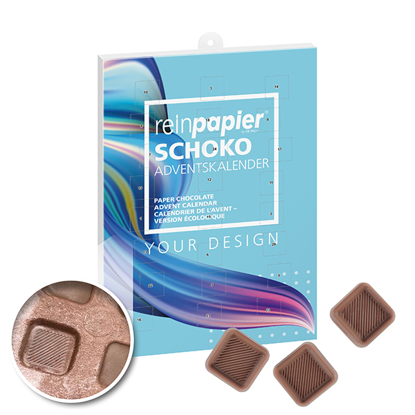 reinpapier® Schoko-Adventskalender HOCH