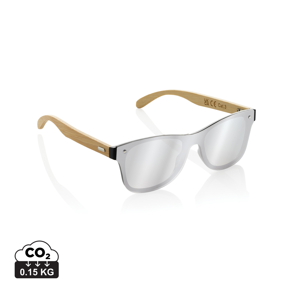 Prism Sonnenbrille aus RCS rec. Kunststoff mit Bambusbügeln