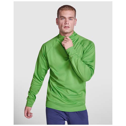 Epiro 200 g/m² Half-Zip Sweatshirt Unisex - gelb / S
