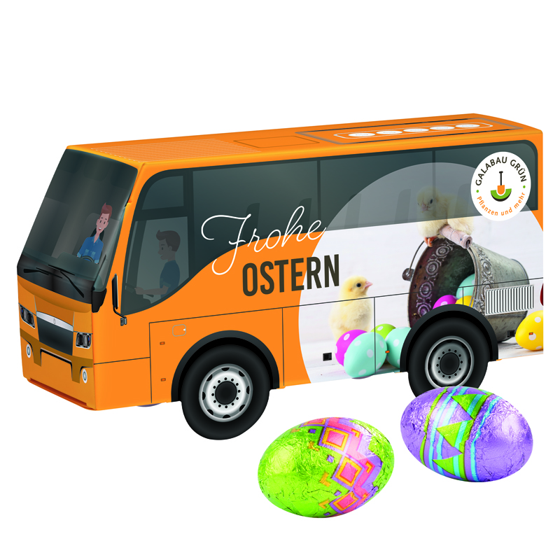 3D Präsent Bus Ostern