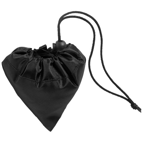 Bungalow faltbare Polyester Tragetasche 7L - schwarz