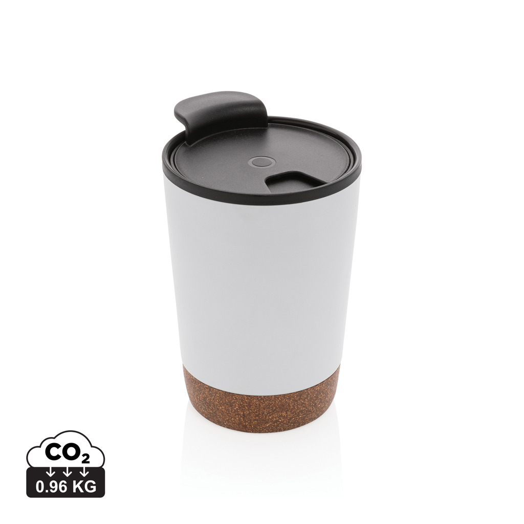 RCS recycelter Edelstahl-Kaffeebecher mit Kork