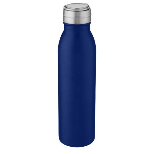 Harper 700 ml Sportflasche aus Edelstahl mit Metallschlaufe - mittelblau