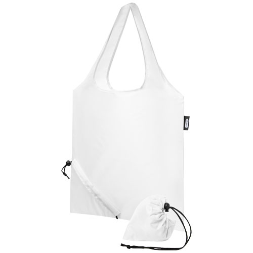 Sabia faltbare RPET Tragetasche 7L - weiss