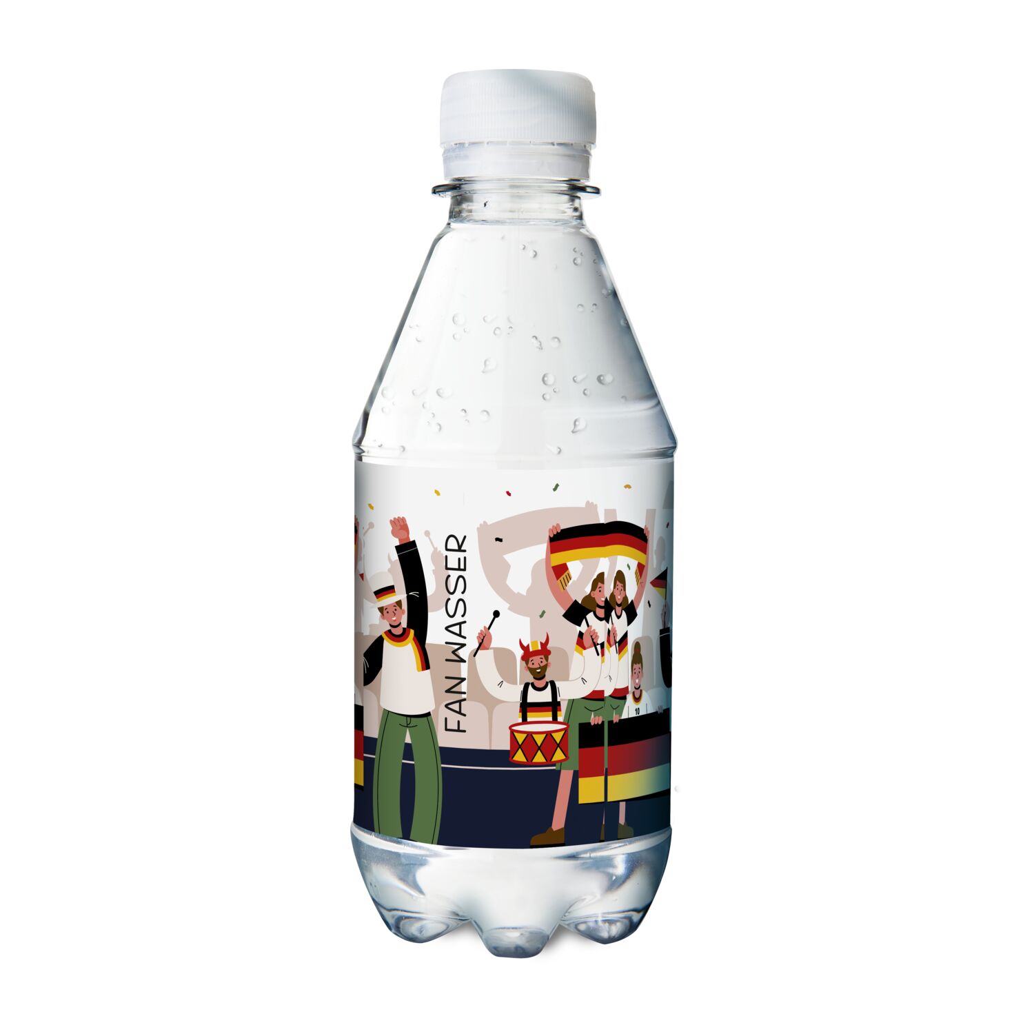 330 ml PromoWater - Mineralwasser, still - Folien-Etikett
