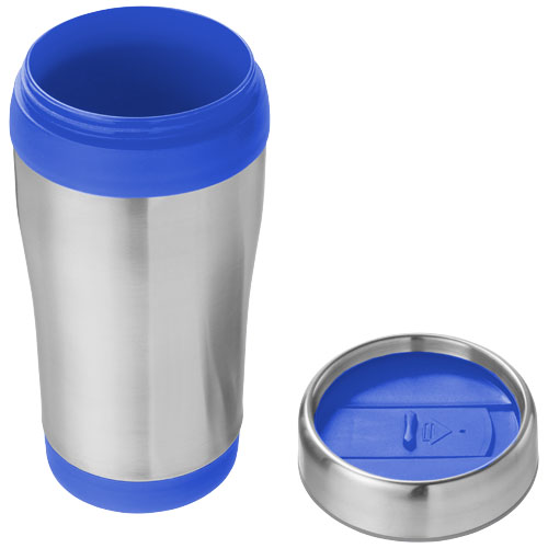 Elwood 410 ml Isolierbecher - silber / blau