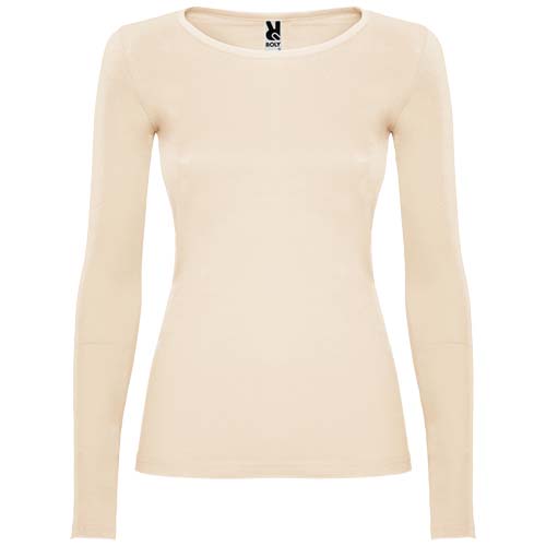 Extreme 160 g/m² Langarmshirt für Damen - sand meliert / S