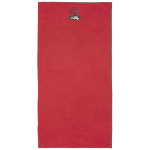 Pieter ultraleichtes und schnell trocknendes GRS Handtuch 50 × 100 cm - rot