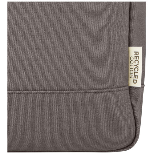 Joey 15" GRS Rolltop Laptoprucksack aus recyceltem Canvas 15 L - grau