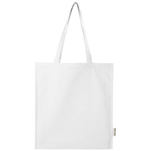 Florida 270 g/m² Tragetasche mit Seitenfalten 14L - weiss