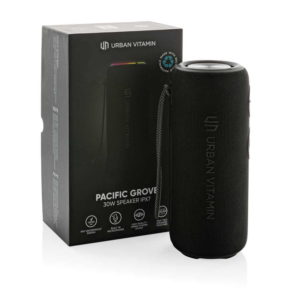 Urban Vitamin Pacific Grove 30W IPX7 Speaker aus RCS Plastik