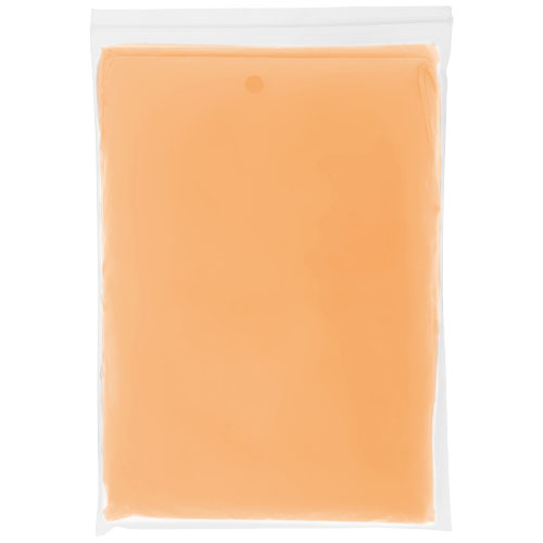 Ziva Einweg Regenponcho mit Hülle - orange