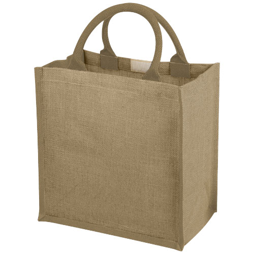 Chennai Jute Tragetasche 16L - natur