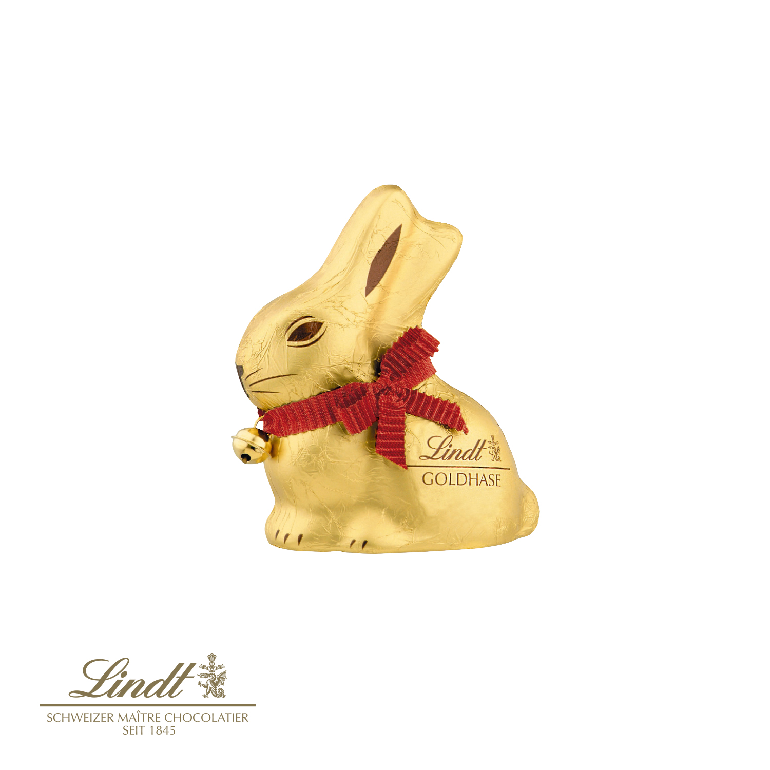 Lindt Goldhase in Werbekartonage, 100 g