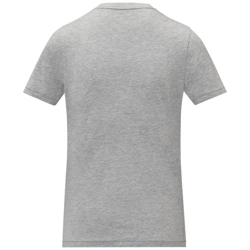 Somoto T-Shirt mit V-Ausschnitt für Damen - heather grau / XXL
