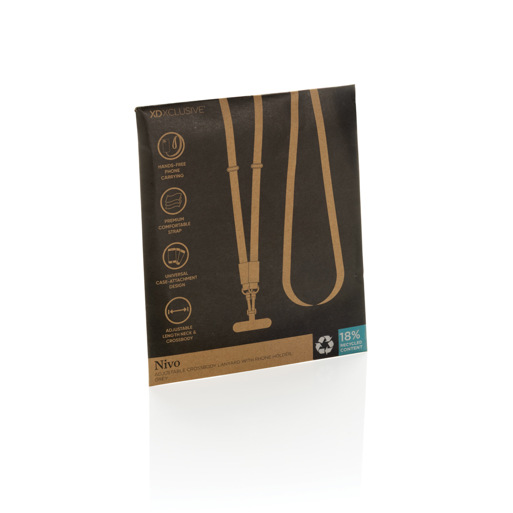 Nivo Crossbody-Handyband aus RCS recyceltem PET