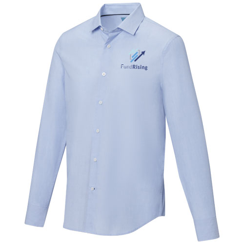 Cuprite Langarm Shirt aus Bio-Baumwolle für Herren - hellblau / XS