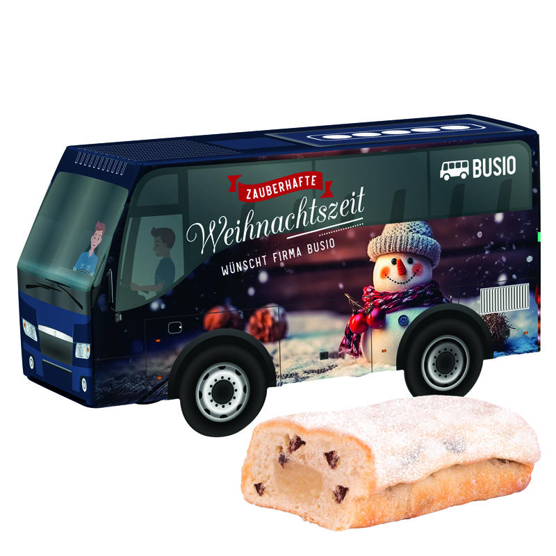 3D Präsent Bus Weihnachten