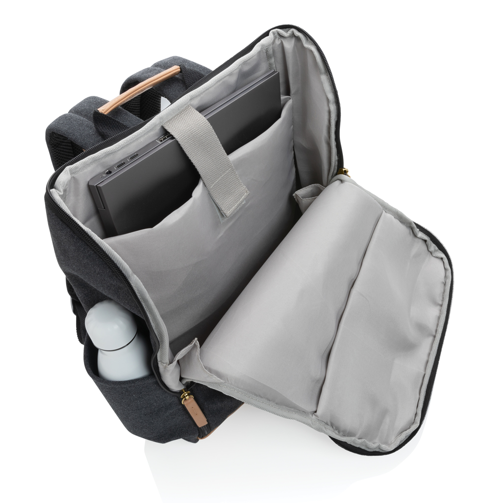 Impact AWARE™ 16 oz. r recyceltem canvas 15" Laptop-Rucksack