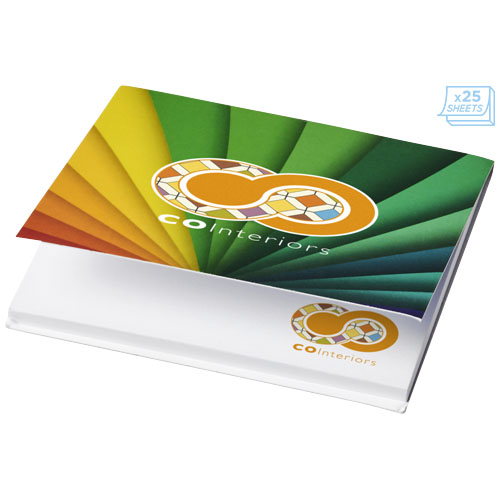 Sticky-Mate® Haftnotizen 75 x 75mm - weiss / 25 Seiten