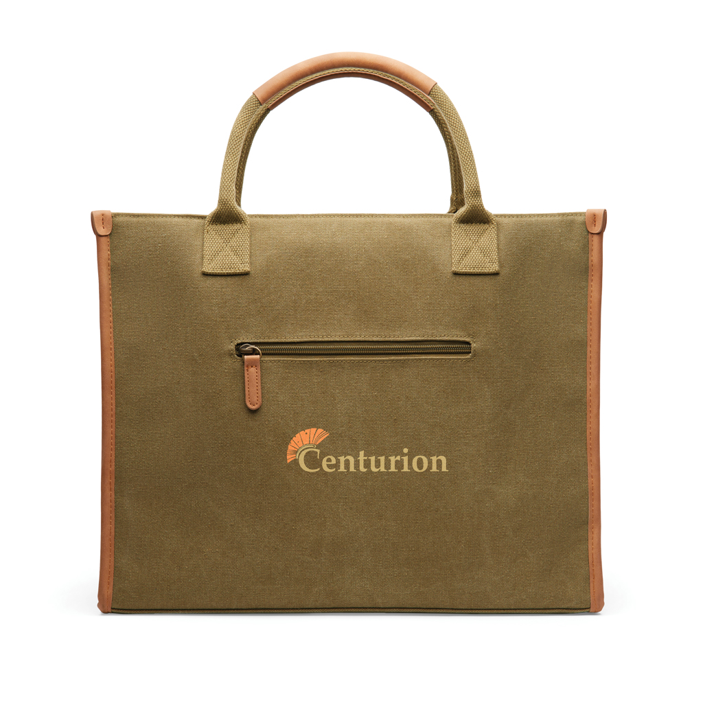 VINGA Bosler Büro-Tasche aus RCS recyceltem Canvas