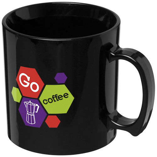 Standard 300 ml Kunststoffbecher - schwarz