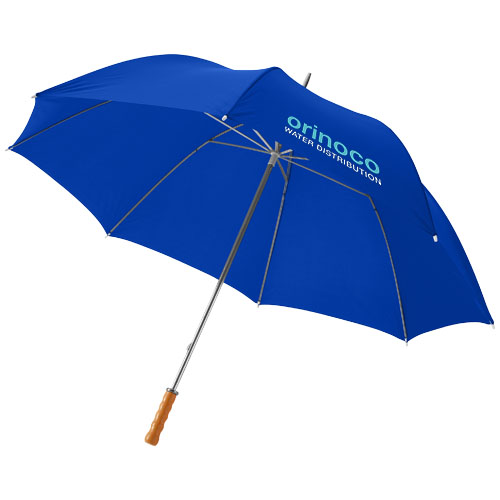 Karl 30" Golfschirm mit Holzgriff - royalblau
