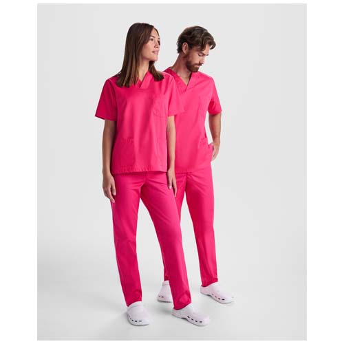 Panacea Kurzärmeliges Arbeitshemd, 160 g/m2, unisex  - donau-blau / XS