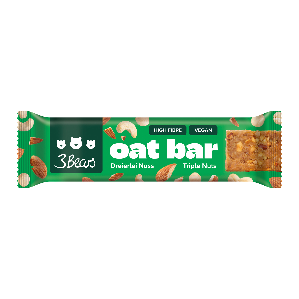3Bears Oat Bar im Werbeschuber