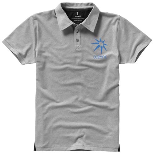 Markham 200 g/m² Stretch Poloshirt für Herren - grau meliert / XS