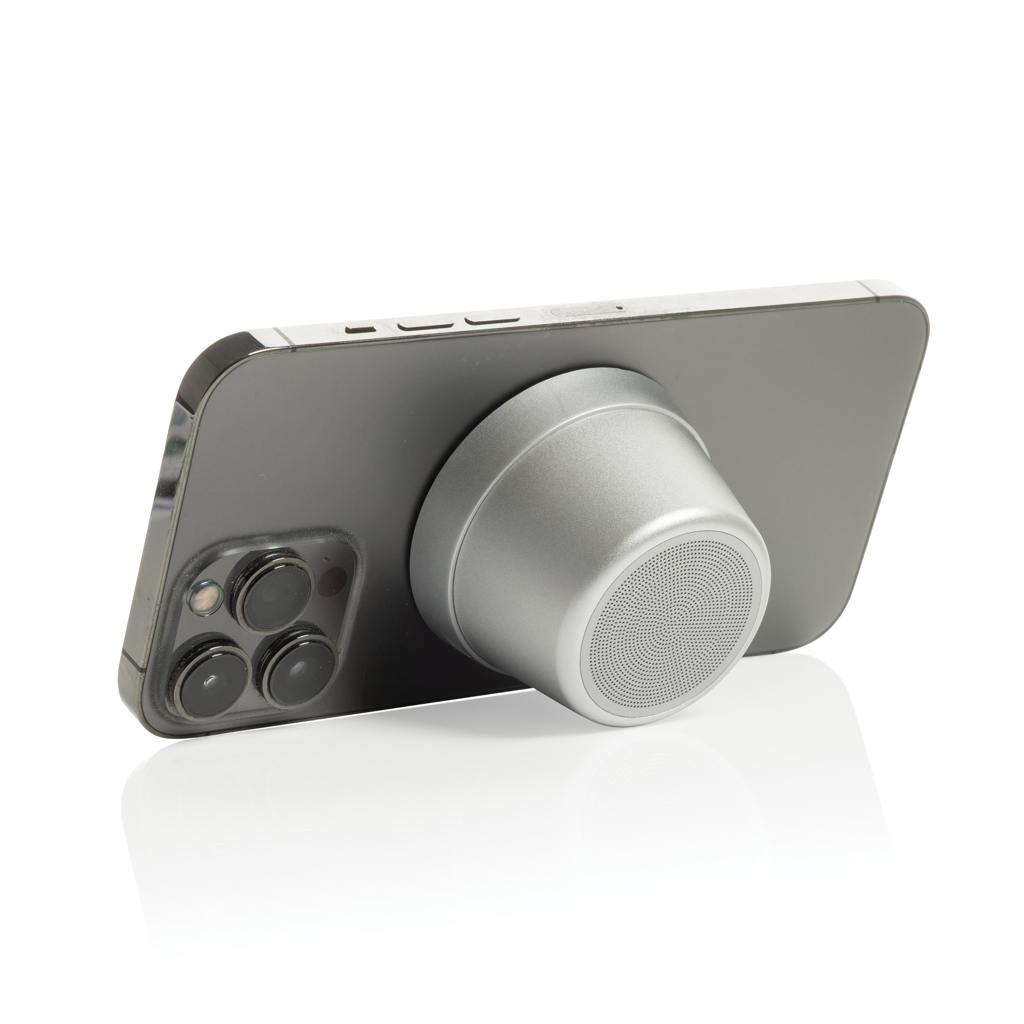Nivio magnetischer 5W-Speaker aus RCS recyceltem Aluminium