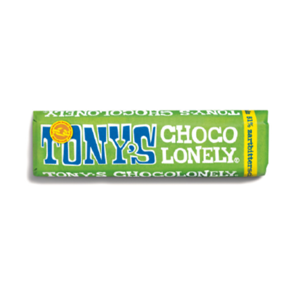 Tony's Chocolonely Riegel im Werbeschuber